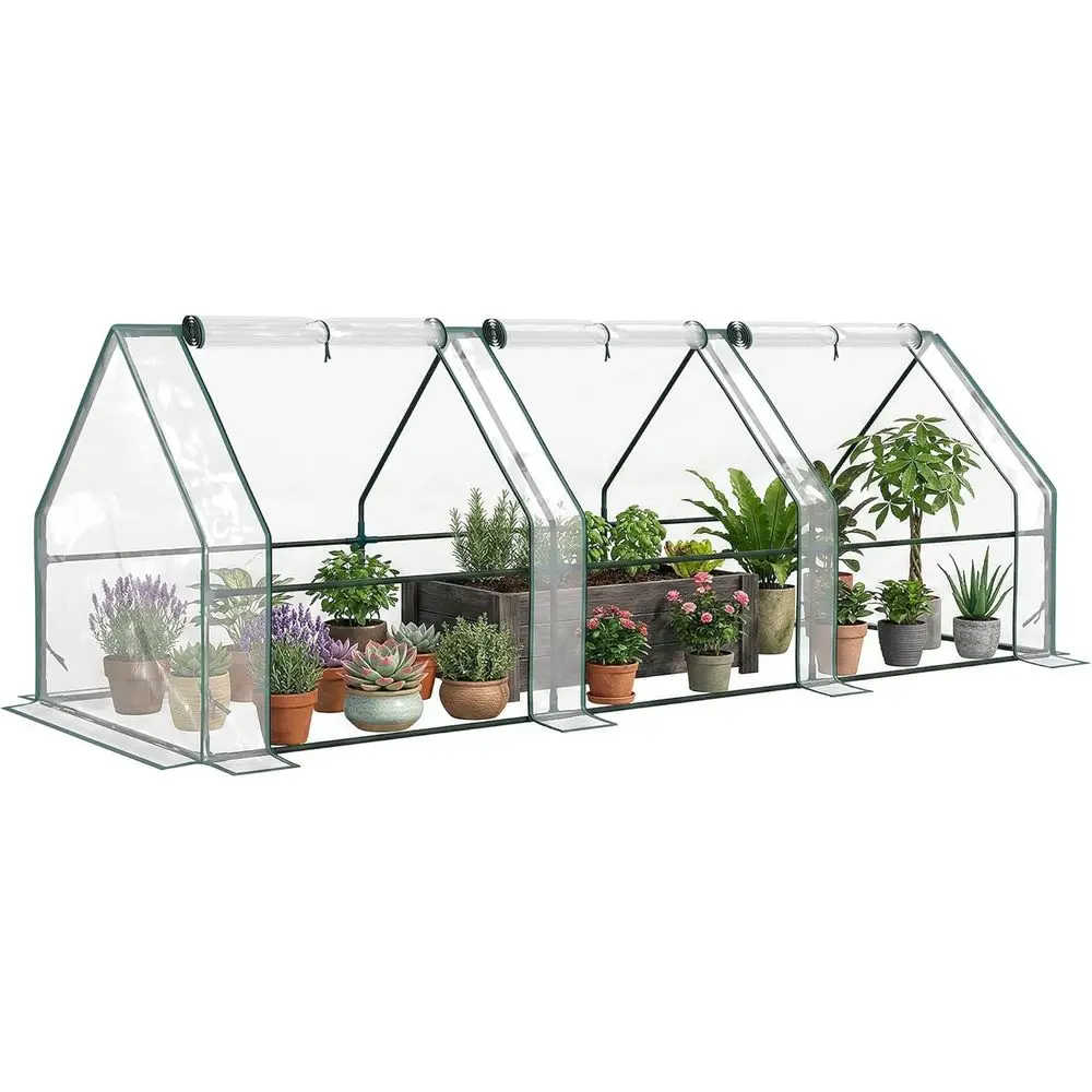 Greenhouse Mini Indoor - 식물 성장용 휴대용 미니 온실 터널,