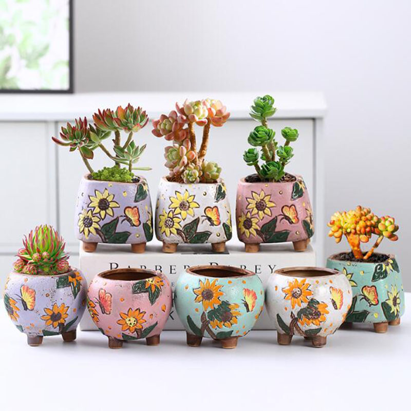 Gardening Tools Cute - 한국 스타일 해바라기 패턴 다육 식물