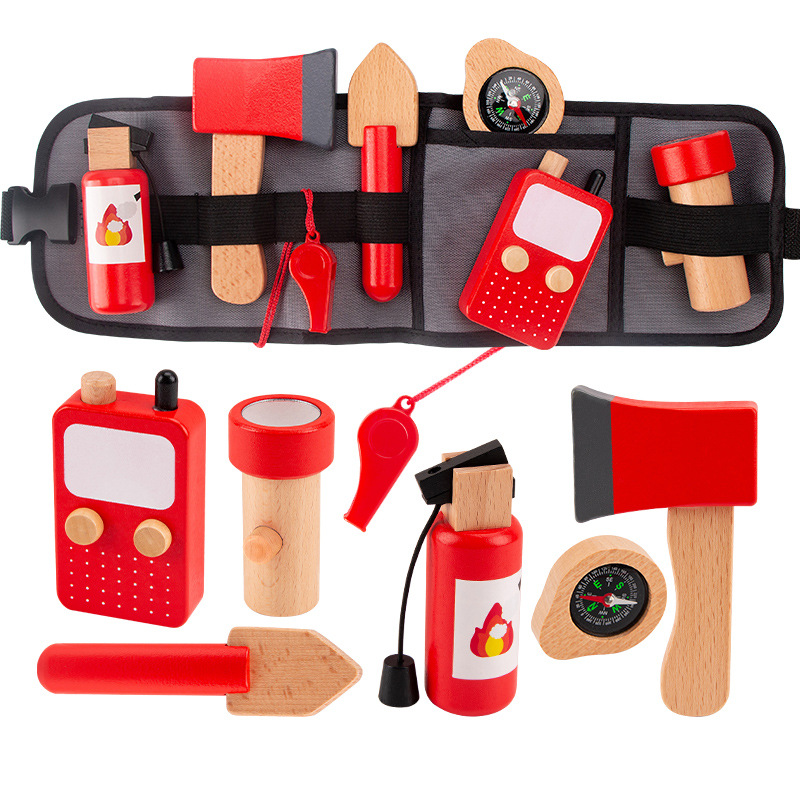 Gardening Tools For 3 Year Old - 어린이 나무 시뮬레이션 도구 소방관 허리