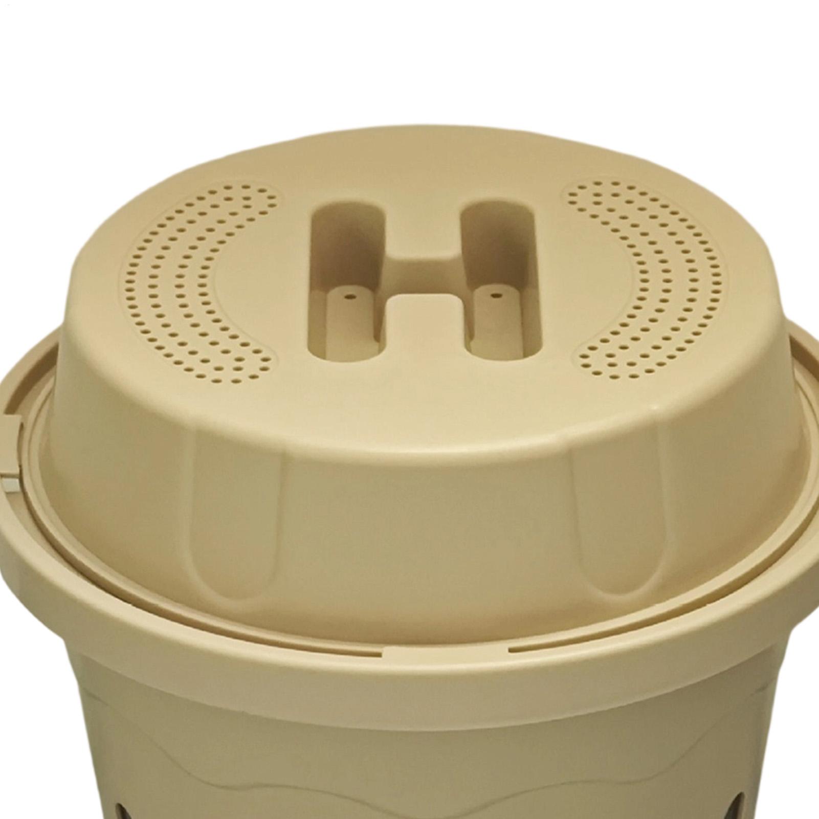 Compost Bin - 통풍구가 있는 지중 웜 컴포스터, 뒷마당