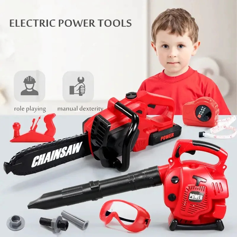 Gardening Tools For 3 Year Old - 대형 어린이 전자 장난감 전기톱 어린이