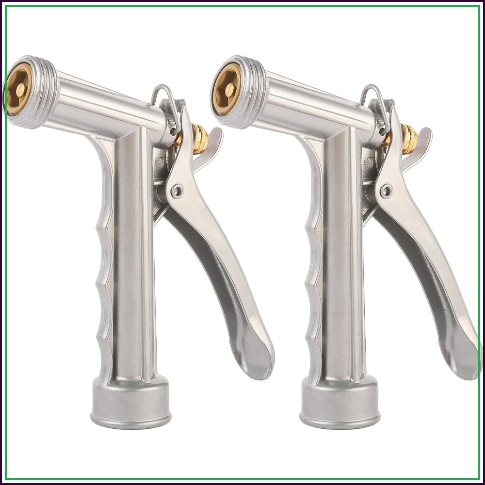 Garden Hose Nozzle - 2개입 아연 합금 정원용 호스 노즐,