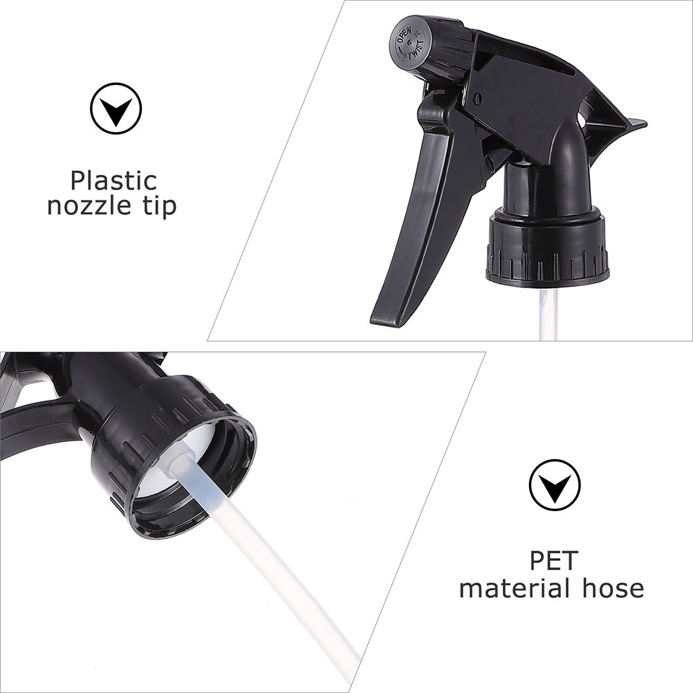 Garden Hose Nozzle - 10개 검정색 조절식 트리거 스프레이 노즐