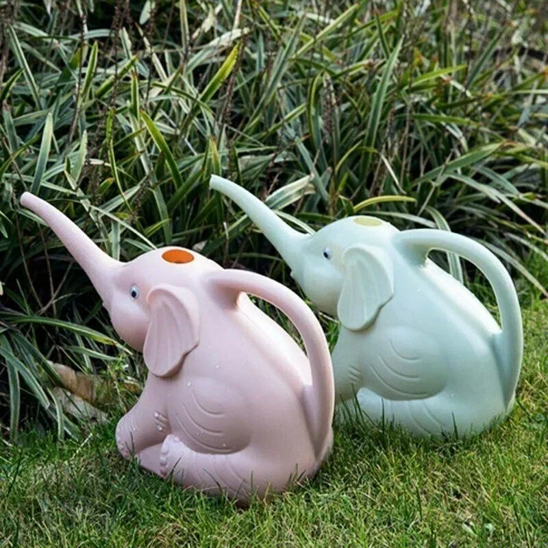 Gardening Tools Cute - 귀여운 플라스틱 코끼리 모양 물을 냄비