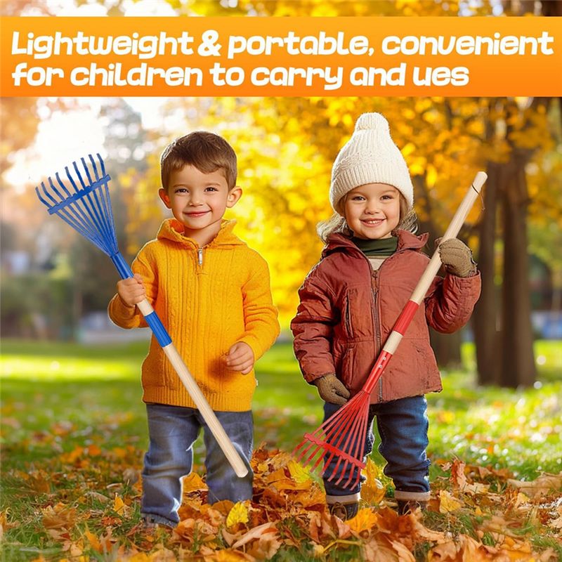 ABWZ-어린이용 갈퀴, 단단한 나무 손잡이와 귀여운  - Gardening Tools For 3 Year Old 리뷰 및 가격
