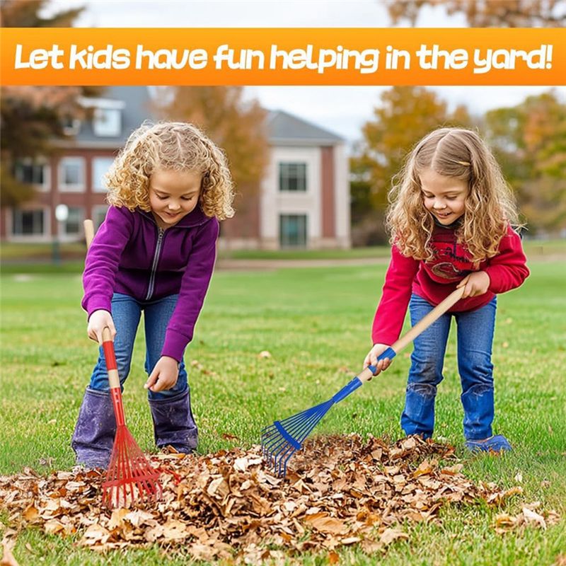 ABWZ-어린이용 갈퀴, 단단한 나무 손잡이와 귀여운  - Gardening Tools For 3 Year Old 리뷰 및 가격