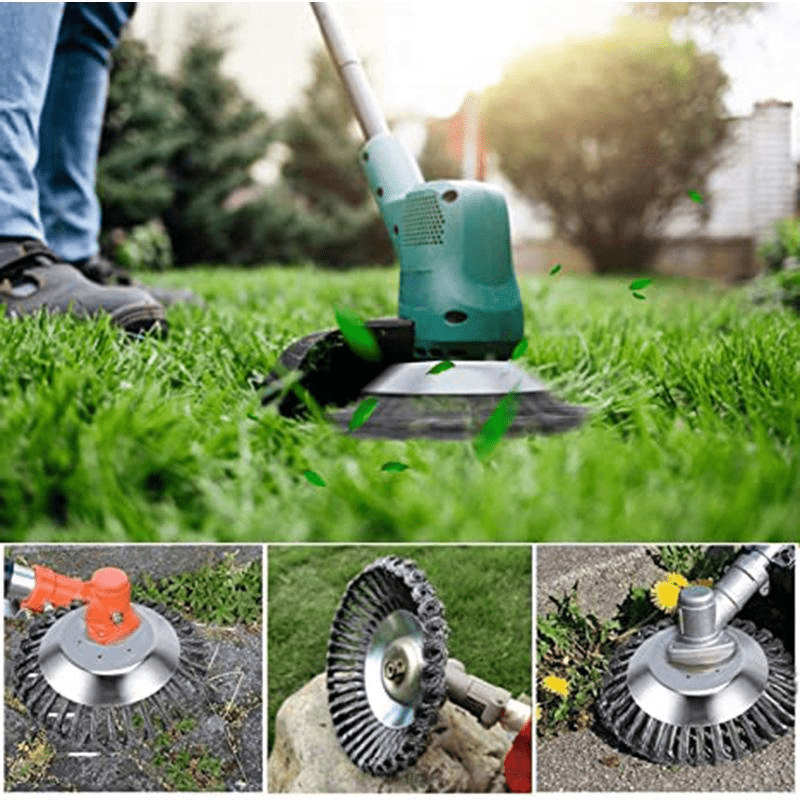 스틸 와이어 제초용 정원 잡초 제거 휠 도구 녹 제거  - Gardening Tools And Accessories 리뷰 및 가격