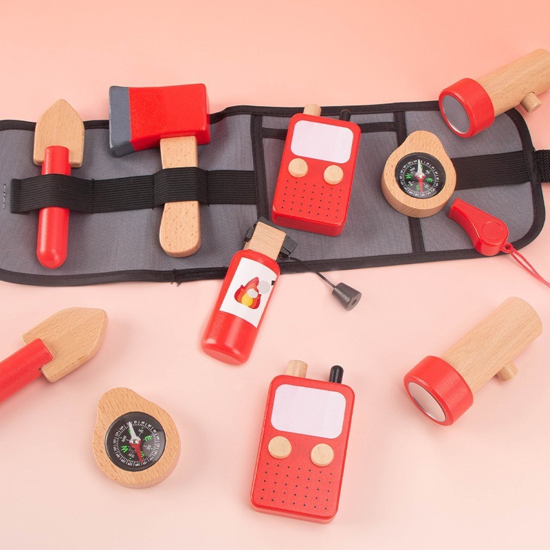 어린이 나무 시뮬레이션 도구 소방관 허리 가방 세트 놀 - Gardening Tools For 3 Year Old 리뷰 및 가격