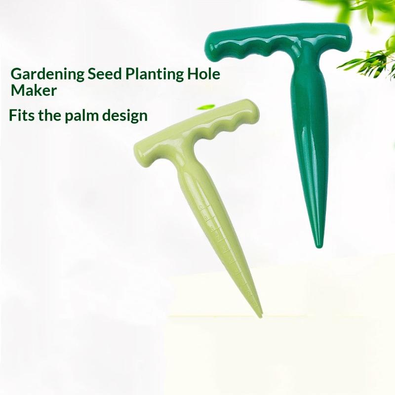 1PC 휴대용 정원 홀 펀처 정확한 심기 및 씨앗 파내 - Gardening Tools Uses 리뷰 및 가격