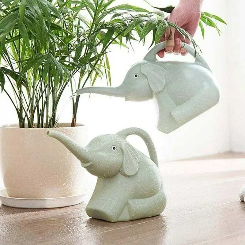 귀여운 플라스틱 코끼리 모양 물뿌리개, 야외 관개용 정 - Gardening Tools Cute 리뷰 및 가격