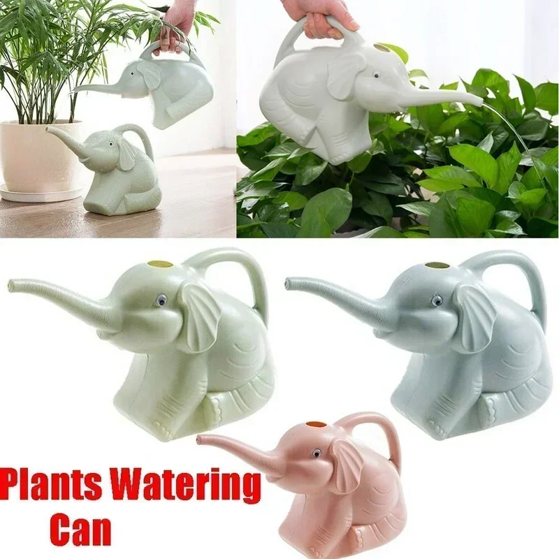 귀여운 플라스틱 코끼리 모양 물뿌리개, 야외 관개용 정 - Gardening Tools Cute 리뷰 및 가격