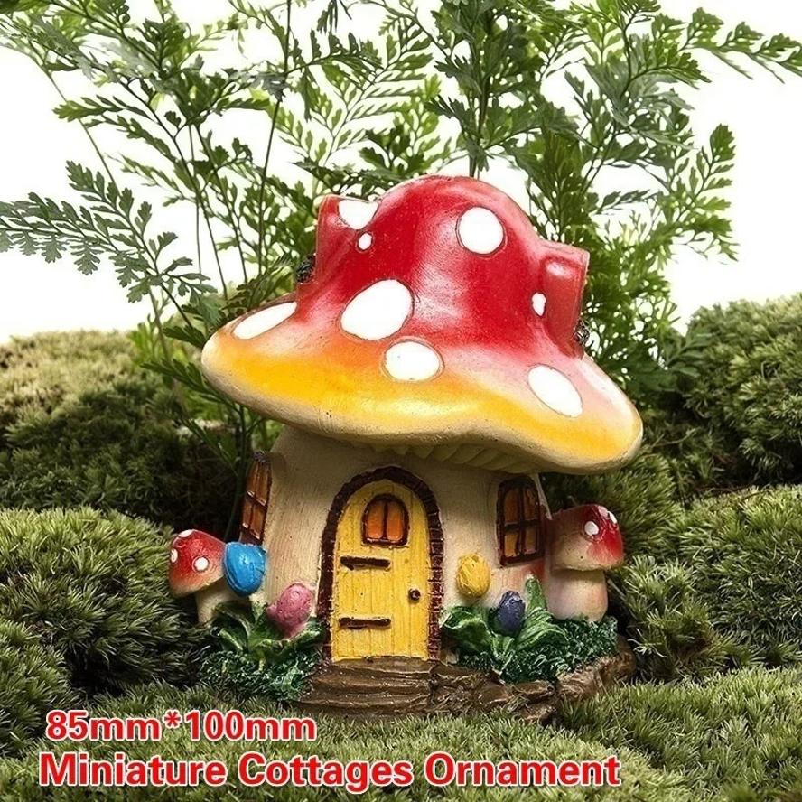 버섯 집 미니어처 송진 요정 정원 꽃 화분 공예 홈 장 - Gardening Tools Cute 리뷰 및 가격
