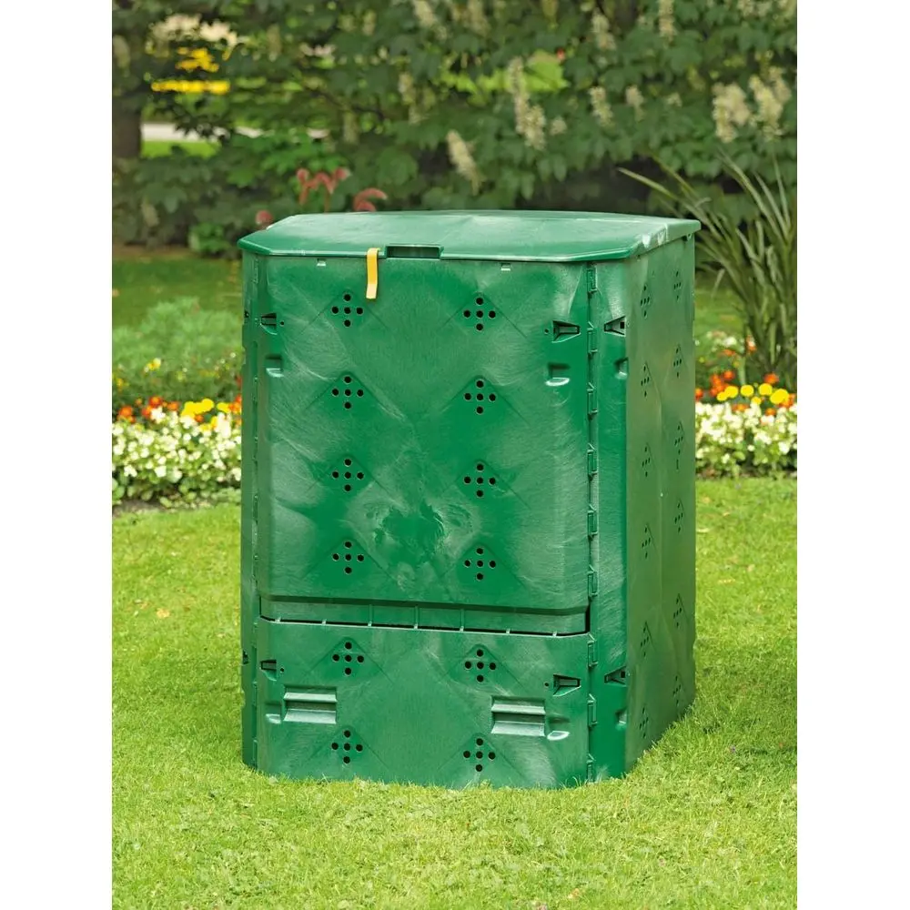 600L 녹색 바이오 퇴비화 용기(뚜껑 포함) - Compost Bin 리뷰 및 가격