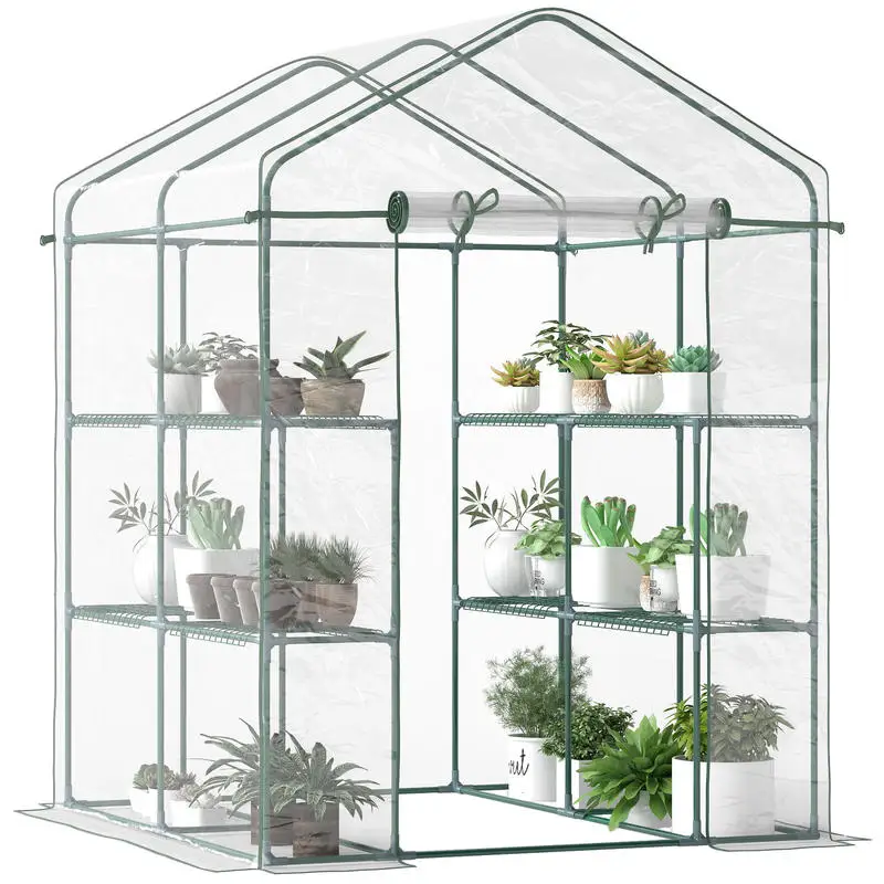 아웃써니 5' x 5' x 6' 미니 워크인 온실 키트 - Greenhouse Mini Indoor 리뷰 및 가격