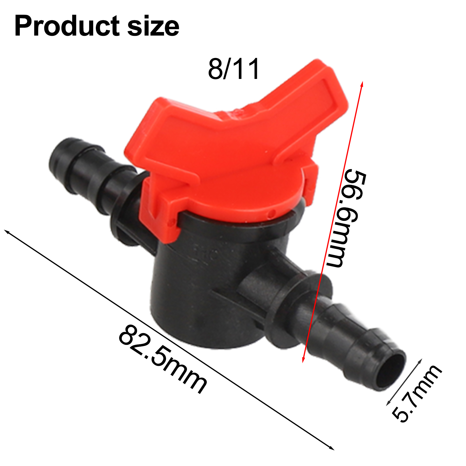 8Pcs 정원 호스 수도꼭지 관개 물 밸브 8/11mm - Gardening Tools And Accessories 리뷰 및 가격