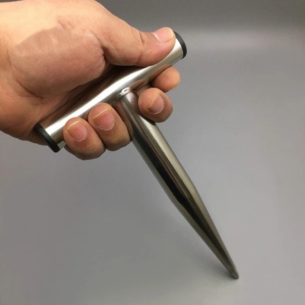 휴대용 도구 스테인리스 스틸 토양 펀처 T자형 손쉬운  - Gardening Tools Uses 리뷰 및 가격