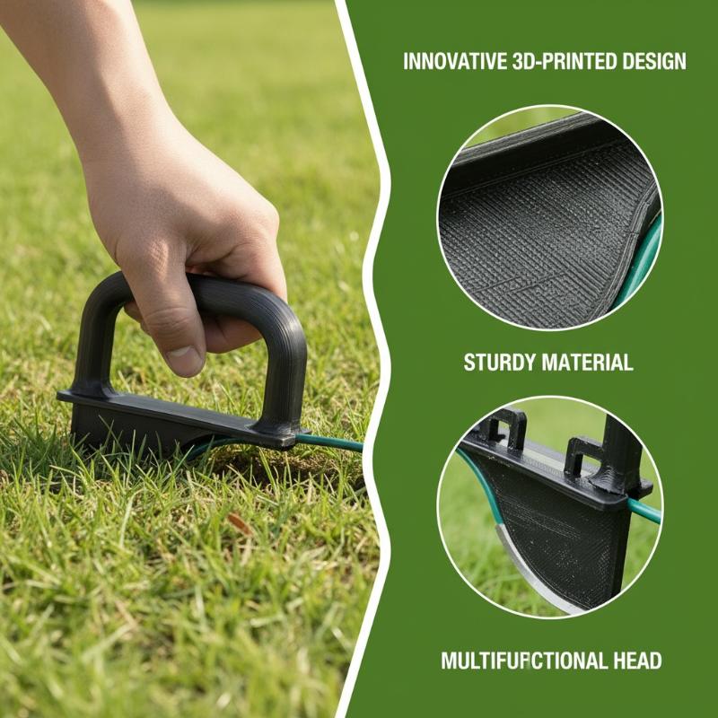 재활용 가능한 경계선 설치 도구 페그 스테이크 자외선  - Gardening Tools Uses 리뷰 및 가격