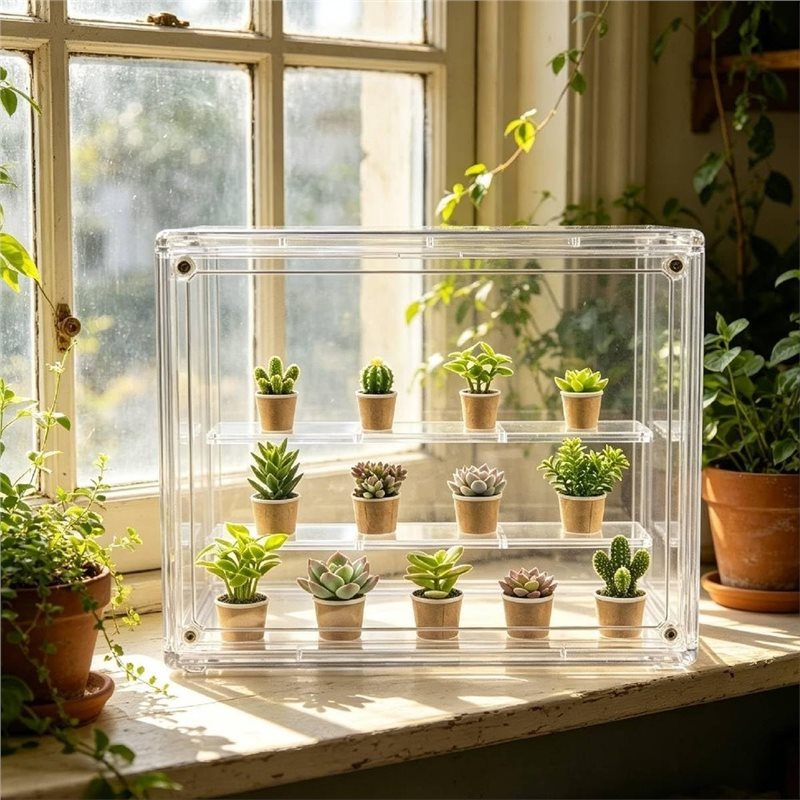 LLCS-미니 온실 실내용, 투명 소형 온실 (자석문  - Greenhouse Mini Indoor 리뷰 및 가격