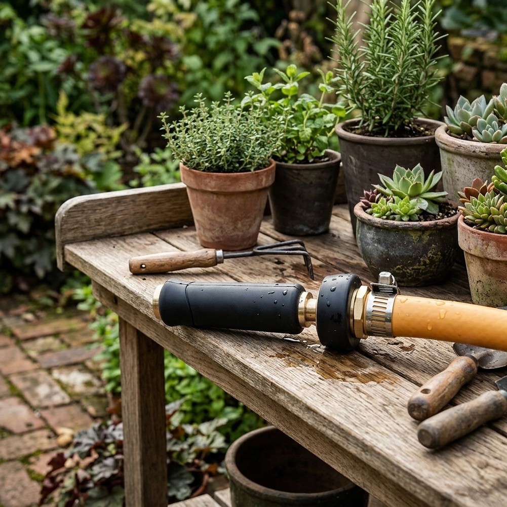 안전한 나사 연결과 최소한의 누수 위험이 있는 3/4인 - Garden Hose Nozzle 리뷰 및 가격