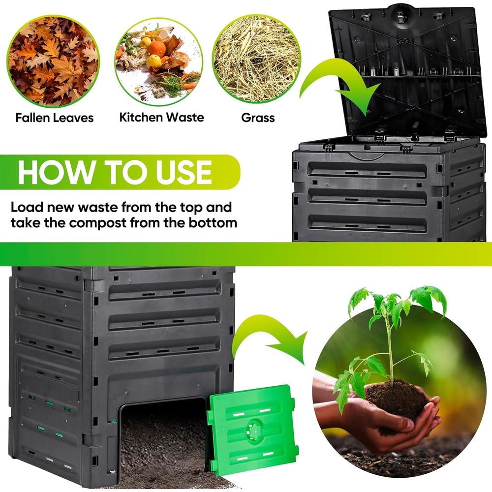 120갤런 정원 퇴비통 - 간편 조립, 풍부한 토양 생 - Compost Bin 리뷰 및 가격