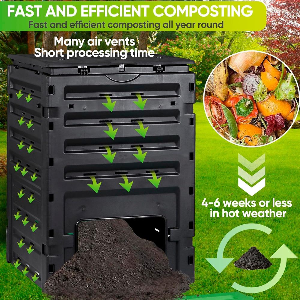 120갤런 정원 퇴비통 - 간편 조립, 풍부한 토양 생 - Compost Bin 리뷰 및 가격
