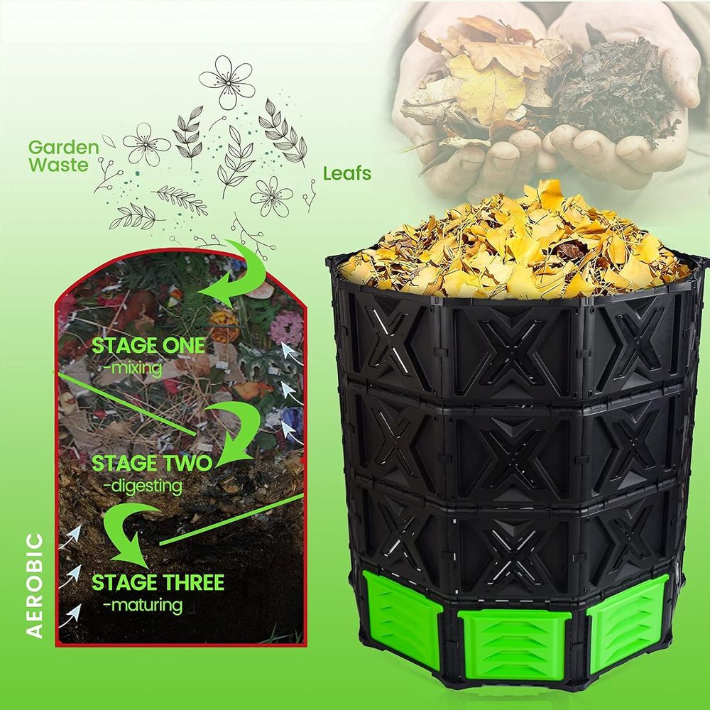 XXL 대형 퇴비통 야외용- 720L /190 갤런-쉬 - Compost Bin 리뷰 및 가격