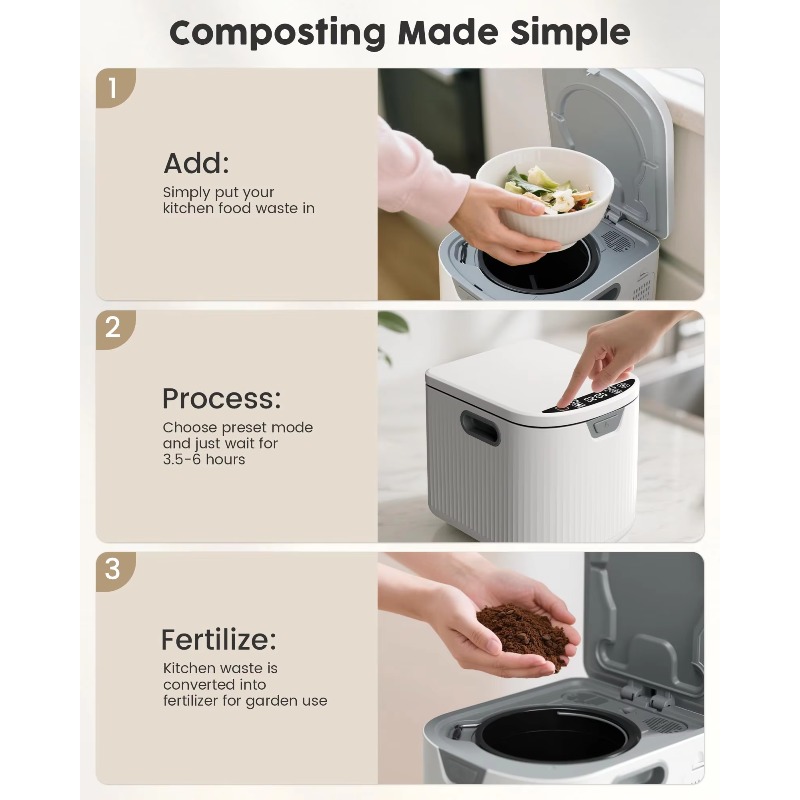 【2026】2.5L 무취 실내 퇴비통 조리대용 스마트  - Compost Bin 리뷰 및 가격