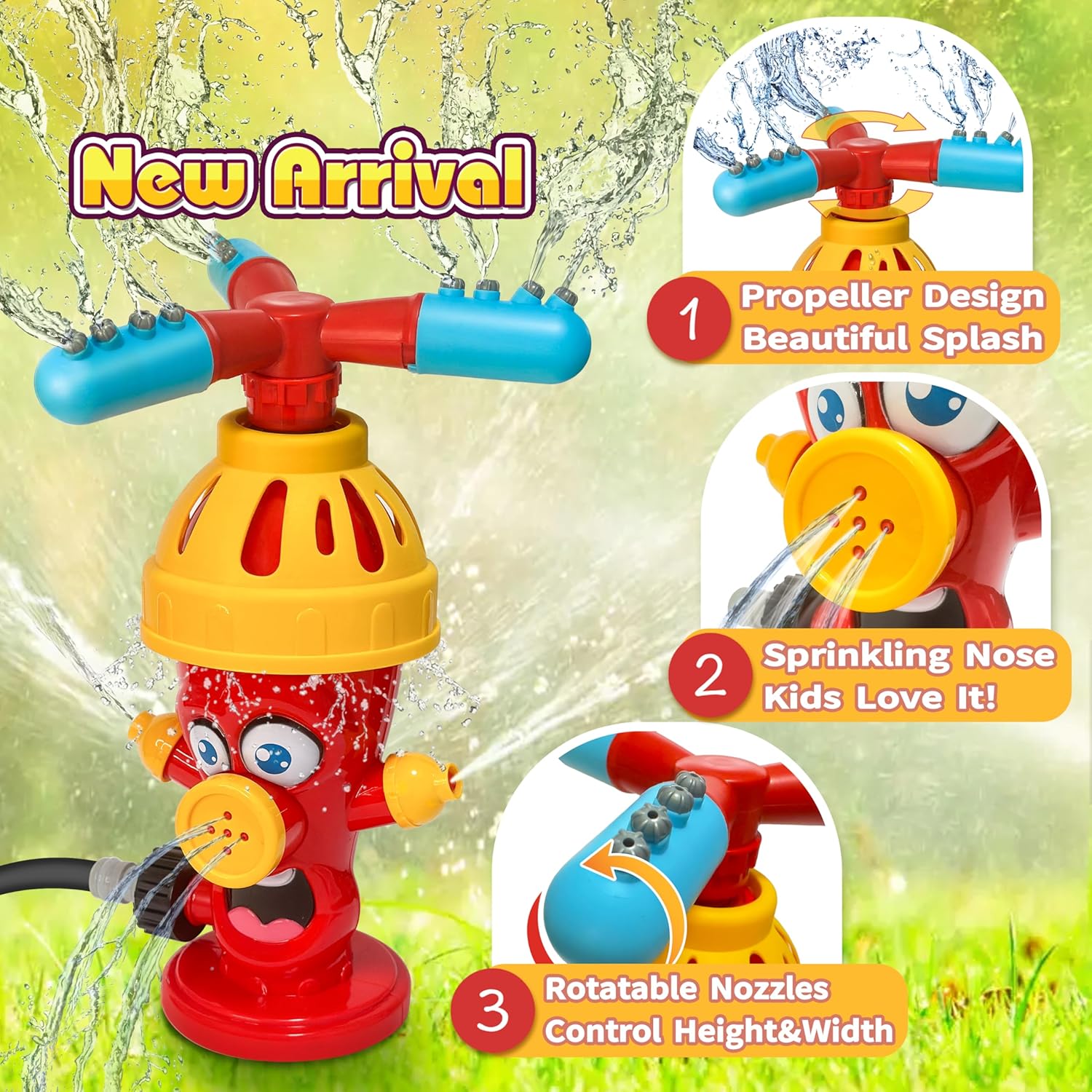 물 스프레이 장난감 유압식 스프링클러 야외 뒷마당 정원 - Gardening Tools For 3 Year Old 리뷰 및 가격