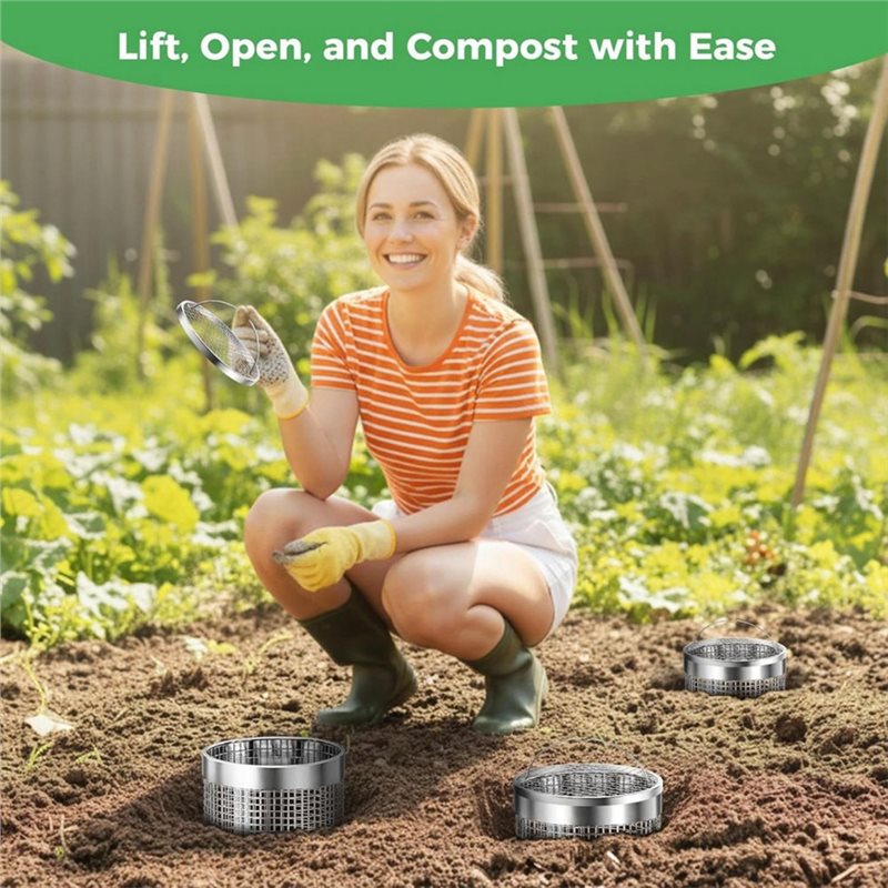 BAAG-2팩 웜 컴포스터 웜 빈 스테인리스 스틸 매립 - Compost Bin 리뷰 및 가격