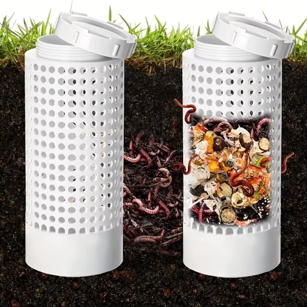 1개 공간 절약형 PVC 지렁이 퇴비통 (소형 화분 정 - Compost Bin 리뷰 및 가격