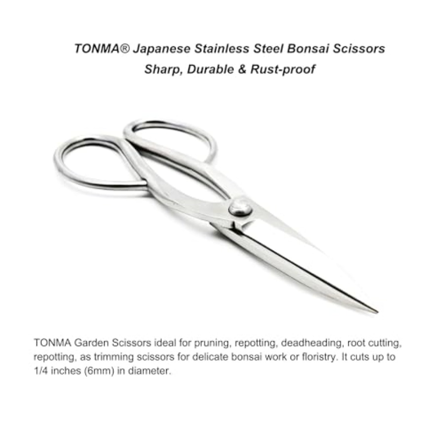 톤마 가위 [일본산] 8인치 솔리드 스테인리스 스틸 하 - Gardening Tools Japan 리뷰 및 가격