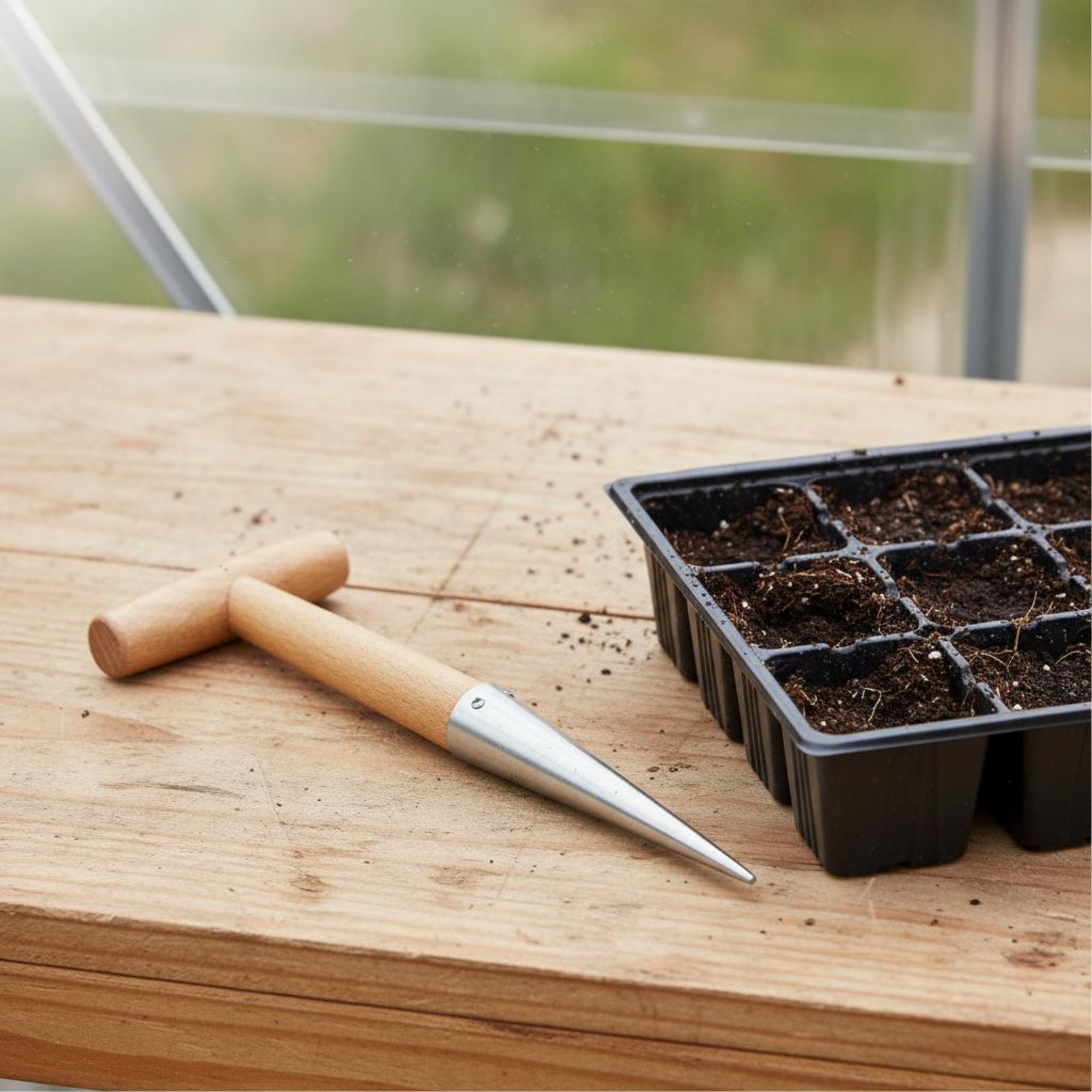 토양 구멍 펀칭기 사용하기 쉬운 정원용 디버 젊은 식물 - Gardening Tools Uses 리뷰 및 가격