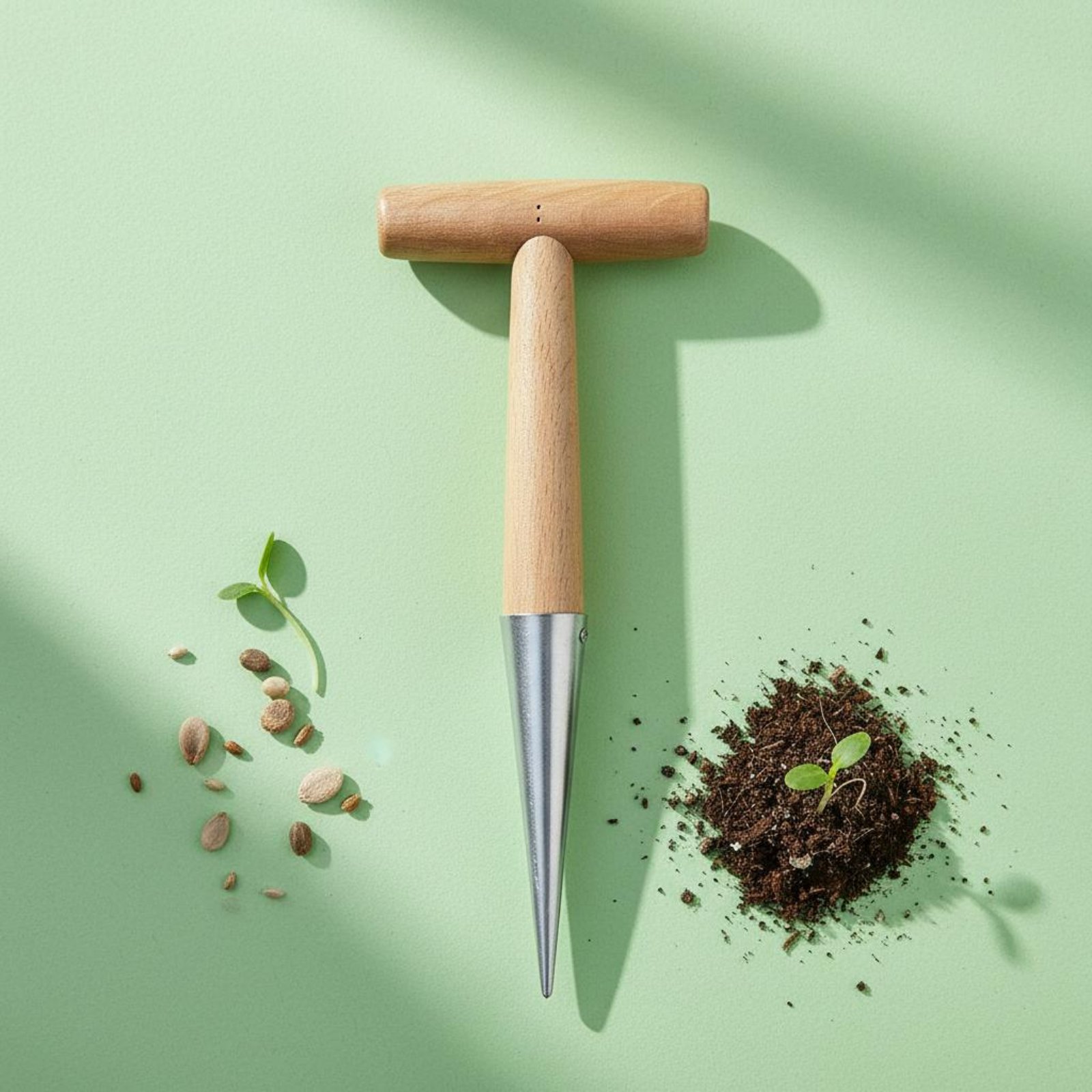 토양 구멍 펀칭기 사용하기 쉬운 정원용 디버 젊은 식물 - Gardening Tools Uses 리뷰 및 가격