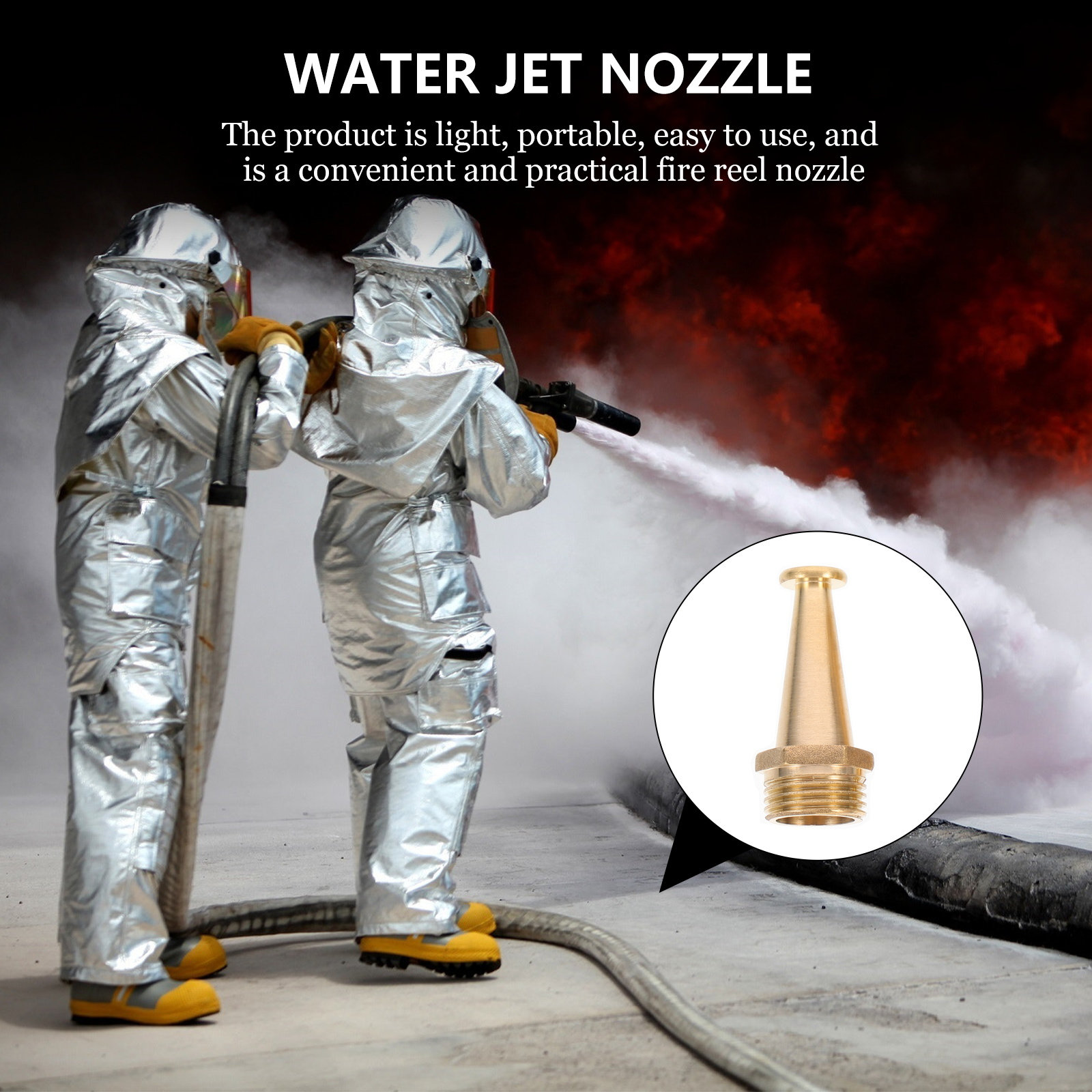 4개입 화재용 릴 노즐 구리 외부 커넥터, 정원 호스  - Garden Hose Nozzle 리뷰 및 가격